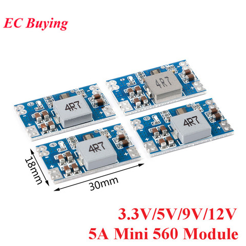 DC-DC Mini 560 Step Down Buck Power Supply Module 5A mini560 Regulated Board DC to DC Output 3.3V 5V 9V 12V ► Photo 1/5