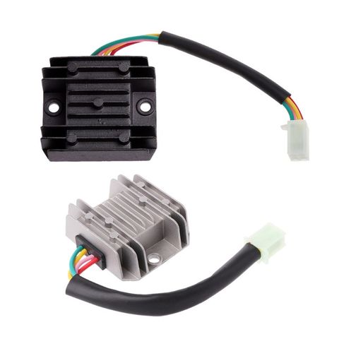 4 Wires 12V Voltage Regulator Rectifier for Motorcycle Boat Motor Mercury ATV GY6 50 150cc Scooter Moped JCL NST TAOTAO ► Photo 1/6