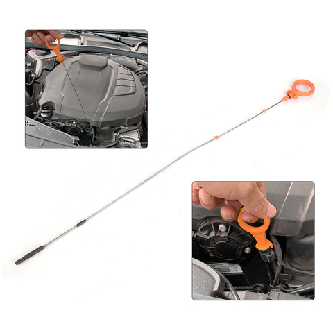 Car Engine Oil Fluid Dipstick Dip Stick Measurer Oil Level Dip Stick 06F115611E Fit for VW R32/Rabbit/Variant Octavia ► Photo 1/6