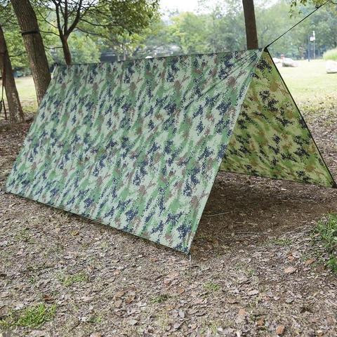 Outdoor Ultralight Tarp Camping Survival Sun Shelter Multifunctional Waterproof Beach Canopy Beach Mat Rain Shelter ► Photo 1/6