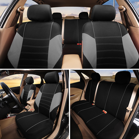AUTOYOUTH Car Seat Covers Polyester Automobiles Seat Protectors Universal Fit Car Accessories for lada Toyota Seat Car Styling ► Photo 1/6