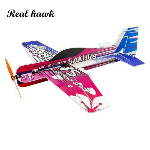 2022 New PP Magic Board Foam Micro 3D Airplane SAKURA Lightest plane KIT RC airplane RC MODEL HOBBY TOY HOT SELL RC PLANE ► Photo 1/5