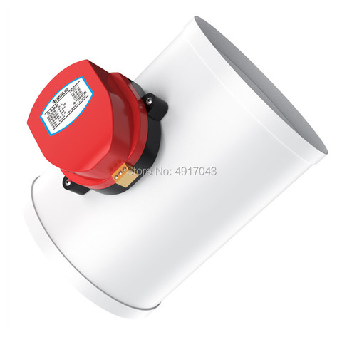 220V PVC air damper valve air ventilation valve electric air duct value motorized damper value / Two-way switch for hvac system ► Photo 1/6