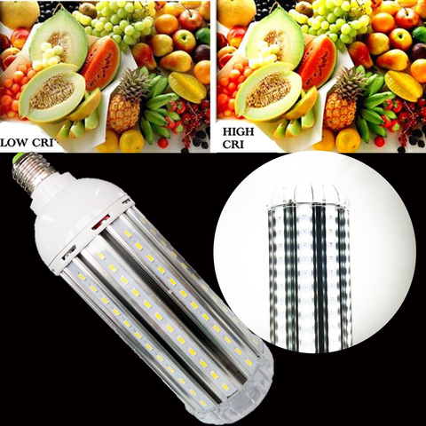 High CRI RA 95+ E27 LED Corn Light 40W AC85-265V Ultra Bright 5500K Daylight White 4000LM for Photography Video Studio Lighting ► Photo 1/5