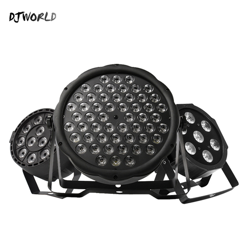 Djworld Top Selling LED Par 7x12W /7x18W/ 54x3W/12x3W RGBW/12x3W Ultraviolet Color  Par DMX512  for disco DJ party light KTV ► Photo 1/6