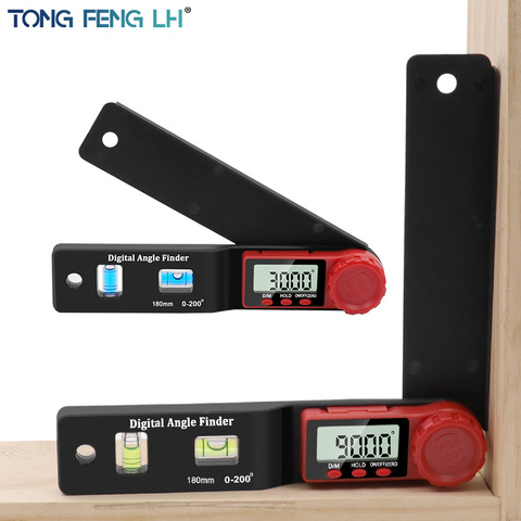 Digital Protractor Angle Finder Inclinometer electronic Level 360 degree with without Magnets Level angle slope test Ruler ► Photo 1/6