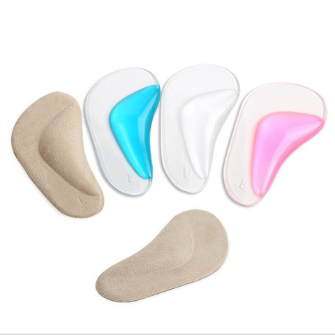 1Pair Professional Arch Orthotic Support Insole Foot Plate Flatfoot Corrector Shoe Cushion Foot Care Insert Insoles Silicone Gel ► Photo 1/6