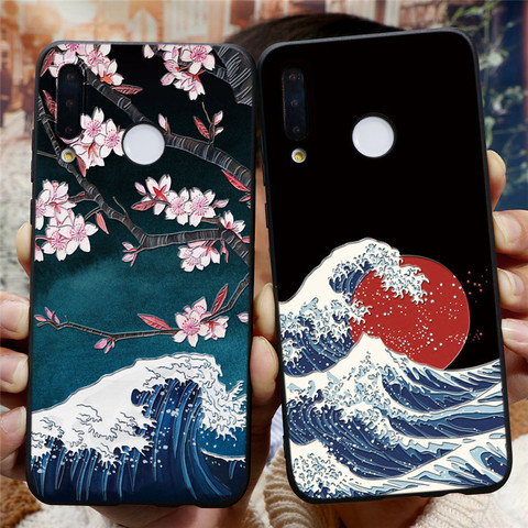 3D Relief TPU Case For Huawei Honor 9X 8X 10i 20i Y6 Y7 Y9 Prime P20 P30 P40 Mate 10 20 30 Lite Pro P Smart 2022 Silicone Cover ► Photo 1/6