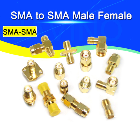 SMA to SMA male female RP SMA to SMA male RPSMA Connector RF adapter SMA-J adapter SMA-K ► Photo 1/6