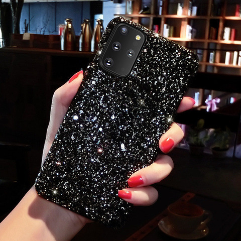 Bling Glitter Sequin Phone Case For Samsung Galaxy A50 A30S A10 A40 A70 S8 S9 S10 S20 Note 8 9 10 Lite A81 A91 A31 A71 A51 Cover ► Photo 1/6