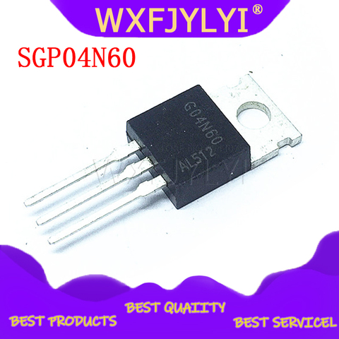 10pcs/lot SGP04N60 G04N60 TO-220 600V 4A new original ► Photo 1/1