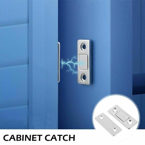 Door Magnet Door Closer Door Catch Latch Furniture Cabinet Cupboard With Screws Ultra Thin Strong Magnetic Invisible Door Magnet ► Photo 1/6