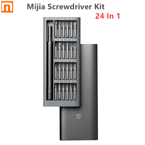 2022 New Original Xiaomi Daily Use Screwdriver Kit 24 Precision Magnetic Bits Alluminum Box DIY Screw Driver Set For Smart home ► Photo 1/6