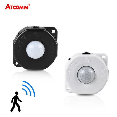 PIR Motion Sensor Light Switch DC 5V-24V IR Automatic Movement Infrared Human Body Sensor Switch For Closet Kitchen Bathroom ► Photo 1/6