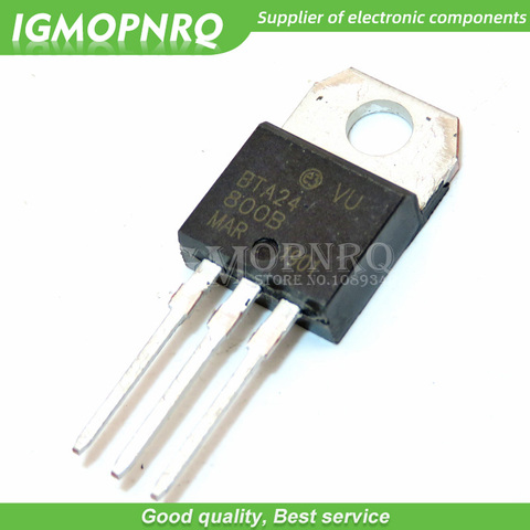 10pcs BTA24-800B BTA24 BTA24-800 Triacs 25 AMP 800 VOLT TO-220 new original ► Photo 1/1