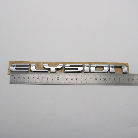 For Honda Elysion Emblem Sticker 3D Letter Chrome Silver Rear Trunk Car Logo Badge Nameplate Decal ► Photo 1/5