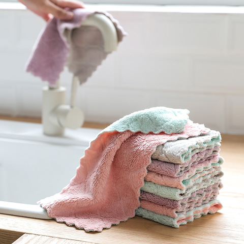 26x15cm Bath Towel for Baby Soft Infant Newborn Washcloth Face Towels Blanket Super Absorbent Cleaning Rag ► Photo 1/1