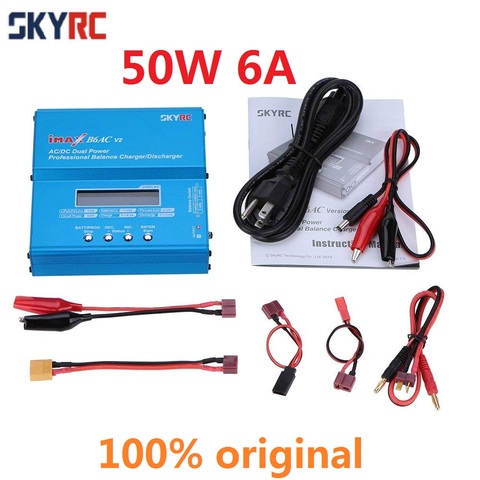 SKYRC iMAX B6AC V2 6A 50W AC/DC  LiPo LiFe LiIon NiMH NiCd Battery Balance  Charger Discharger ► Photo 1/6