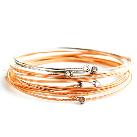 High Quality Guitar Strings 6pcs Classical Guitar String Set Pure Copper Strings E-A for Acoustic Folk Guitar Classic Guitar ► Photo 1/6