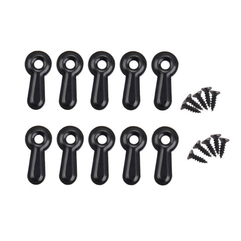 50pc Black Metal Pump Picture Mirror Scrapbook Photo Frame Hooks Backboard Turnbutton Turn Button Rotating Fixing Accessory Brad ► Photo 1/6