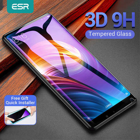 ESR for Xiaomi Mi MIX 2 2S Tempered Glass Anti Blue-ray Full Cover Screen Protector for xiaomi mix 2s mix 3 mi 6 8 9 se 10 pro ► Photo 1/6