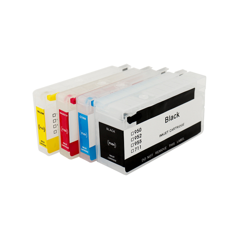 For HP 950 951 Refillable Ink Cartridges 950 XL 951XL for HP Officejet Pro 8100 8600 8610 8620 8660 8640 8615 8625 with ARC Chip ► Photo 1/6