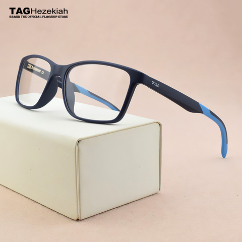 2022 TAG Brand TR90 glasses frame men myopia computer spectacle frames women Ultra light square eye glasses frames for men th555 ► Photo 1/6