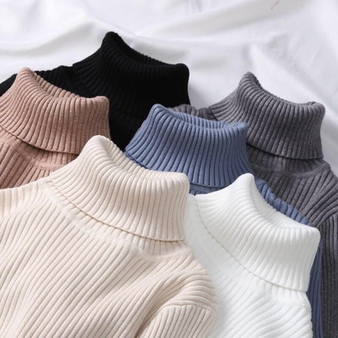 Winter Turtleneck Postpartum Maternity Nursing Sweaters Breast Feeding Knitting Pullovers for Pregnant Women Pregnancy Top ► Photo 1/6