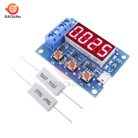 12V Lead-acid Battery Capacity Tester LED Digital 18650 Lithium Battery Power Supply Test Resistance Capacity Discharge Meter ► Photo 1/6