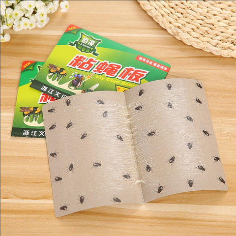 10pc Strong silverfish trap sticky board glue safe non-toxic Mosquito Buzz Fruitfly Flies bug catcher killer Pest Control Device ► Photo 1/5