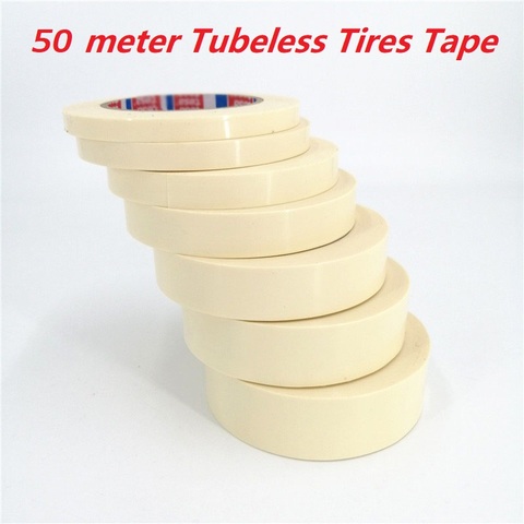 Tubeless Tires Tape 50 Meter 10/12/15/20/25/30/35mm MTB Mountain Road Folding Bike Tape ► Photo 1/2