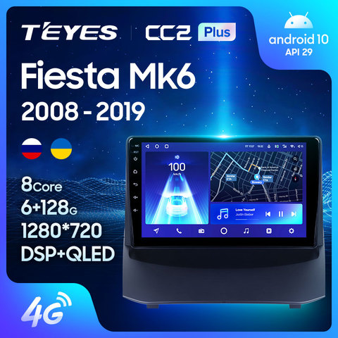 TEYES CC2L CC2 Plus For Ford Fiesta Mk 6 2008 - 2022 Car Radio Multimedia Video Player Navigation GPS Android No 2din 2 din dvd ► Photo 1/6
