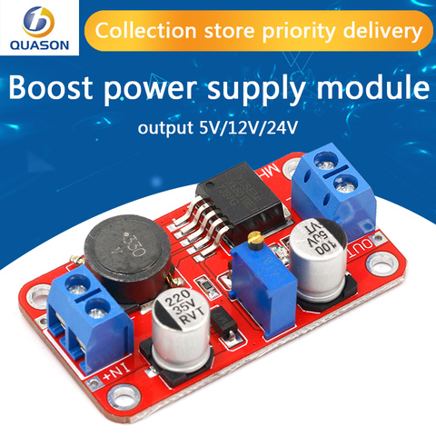 5A DC-DC Step Up Power Module Boost Volt Converter 3.3V-35V To 5V 6V 9V 12V 24V XL6019 ► Photo 1/6