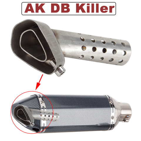 57mm*40mm Motorcycle Exhaust Muffler Escape DB Killer Adjustable Silencer Reduce Noise Sound Eliminator for Akrapovic ► Photo 1/5