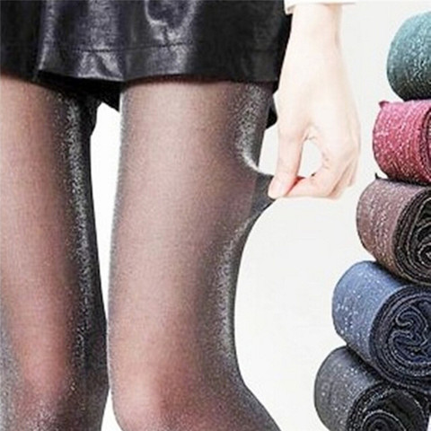 1PC Women Girls  Color Tights Female Shiny Pantyhose Fashion Lady Sexy Anti Hook Stockings Colorful ► Photo 1/6