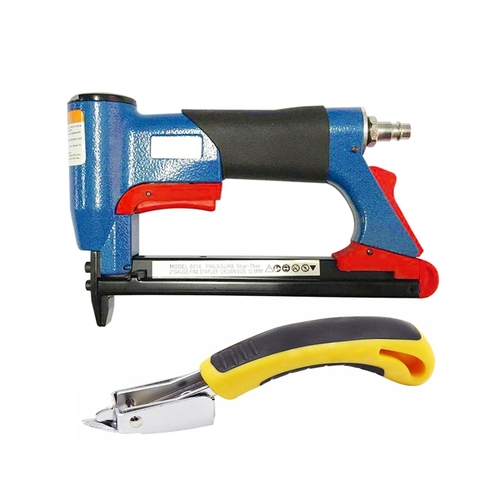 2 Pcs Pneumatic Air Stapler Nailer Fine Stapler Tool for Furniture Nailer Tool, 1 Pcs 15Cm & 1 Pcs 14.5x20x4.3Cm ► Photo 1/6