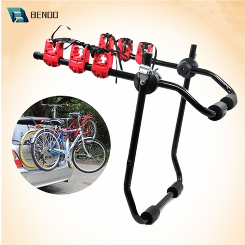 BENOO New Design Compatible 3 Bike Car Universal Carrier Rack Bicycle Trunk Rear Racks Fit for Most Cars SUVS Vans Vehicles ► Photo 1/6