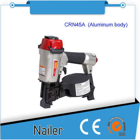 High Quality AIR COIL ROOFING NAILER GUN CRN45A Pneumatic Nailer ► Photo 1/3