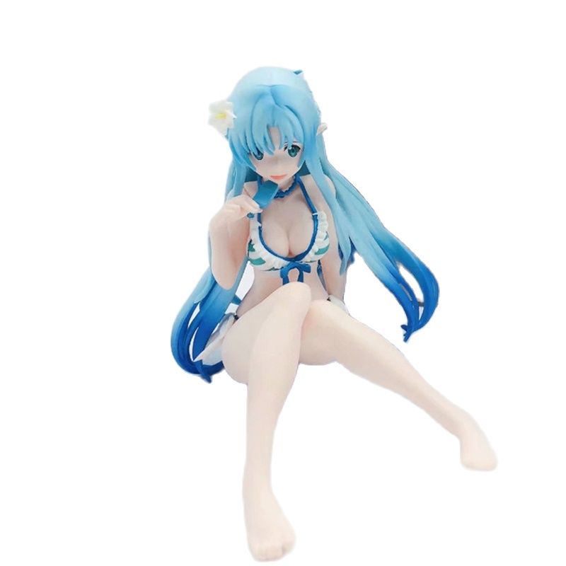 Sword Art Online Asuna Yuuki Bikini Swimsuit Ver SAO Figure Figurine Model Toy