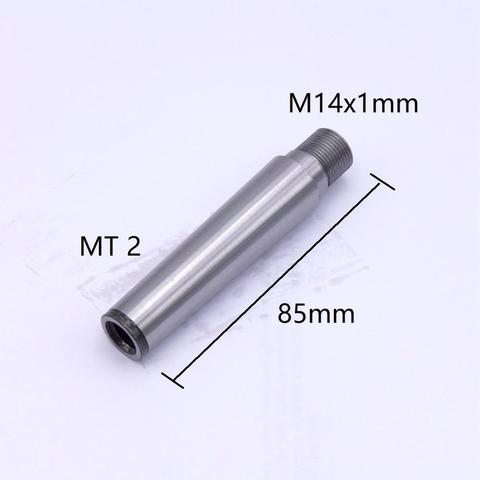 MT 2 MT2 M14x1mm M14 Spindle Shaft Length 85mm for Mini Lathe Chuck Cartridge K01-65 K02-65 K02-50 K01-63B DIY Lathe ► Photo 1/3