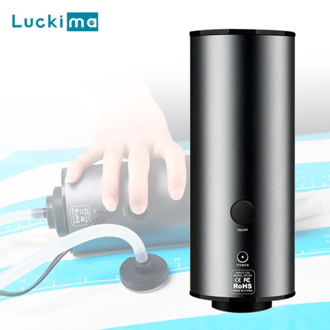 2 In 1 Portable Air Vacuum Machine Mini Inflator Air Compressor Pump for Travelling Home Vacuum Storage Bags Food Saver Packer ► Photo 1/6