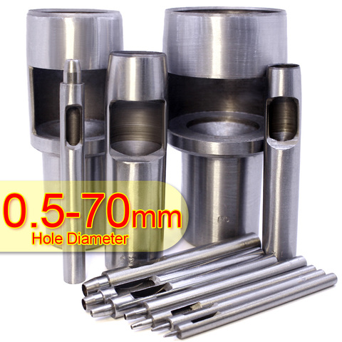 Household Steel Punch Hole Leather Manual Round Hole Punch for Belts Paper Bag Metal Gaskets Plastic Leather Working Puncher ► Photo 1/6