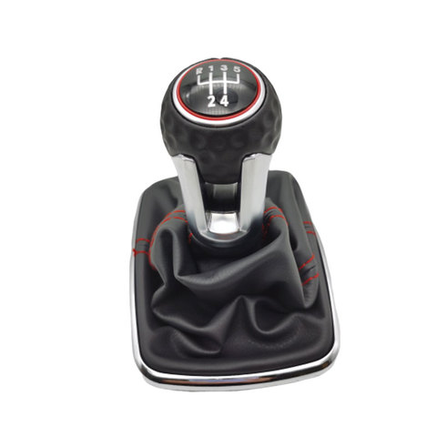 For VW Golf 4 Bora MK4  Jetta 4 1998-2004 Car Gear Shift Knob Ball Covered Leather 5speed 12mm ► Photo 1/6