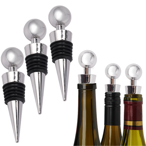 New Bottle Stopper Wine Storage Twist Cap Plug Reusable Vacuum Sealed  Bottle Cap Champagne Stopper Wine Gifts Bar Tools ► Photo 1/6