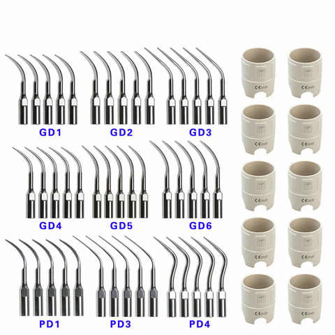 5pcs Dental Ultrasonic scaler tip Tips G E P/ 10* Spanner wrench Fit DTE SATELEC ► Photo 1/6