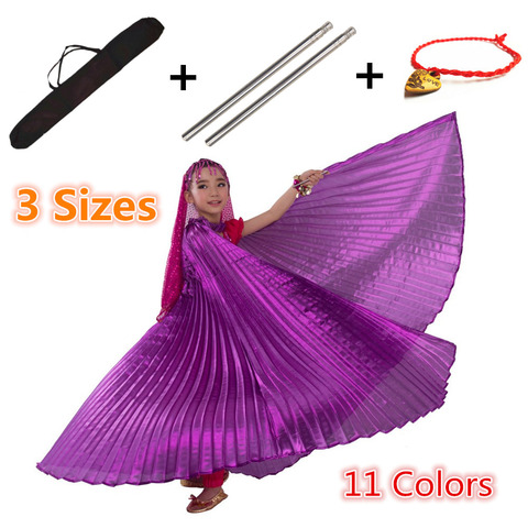 Belly Dance Wings Isis Wings Bellydance Children Robs Sticks Bag Belly Dancing Costumes Belly Dance Egypt Girls Kids Gold Black ► Photo 1/6