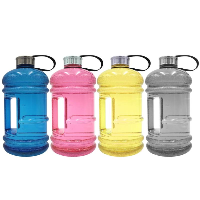 2.2L Big Large BPA Free Sport Gym Training Camping Drink Water Bottle Cap Kettle 