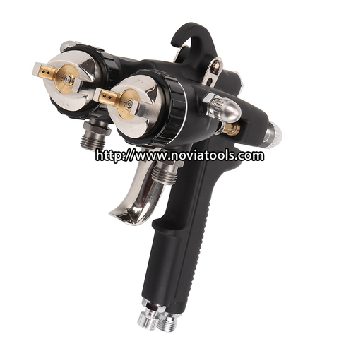 Double nozzle chrome gun dual head spray gun ► Photo 1/6