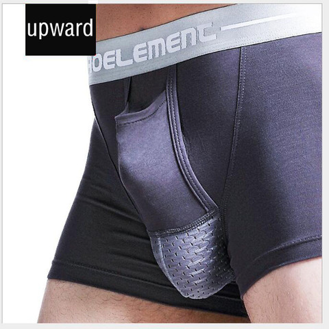 Men's underwear, scrotum support bag function, modal u convex separated boxers ► Photo 1/6