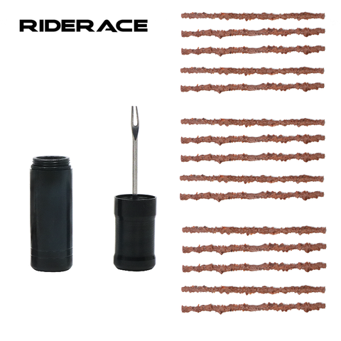 Bicycle Tire Repair Tools Rubber Strip Bike Tyre Drill MTB Road Bike Tubeless Tool Urgent Glue Free Repair Rubber Stripes Set ► Photo 1/6